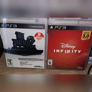 PS3 DJ Hero 2 & Disney Infinity Edition 3 NIP
